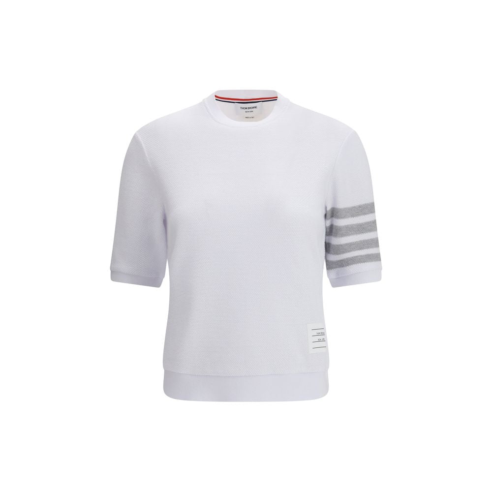 Thom Browne Weiße Baumwoll-Sportbekleidung
