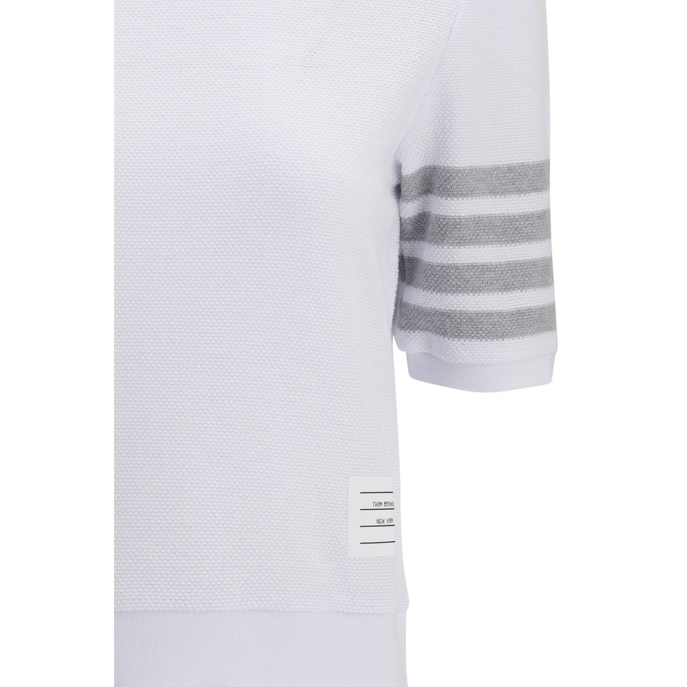 Thom Browne Weiße Baumwoll-Sportbekleidung