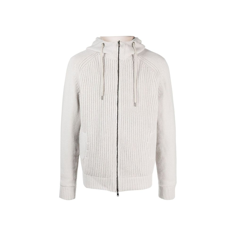 Herno Grauer Woll-Bomber