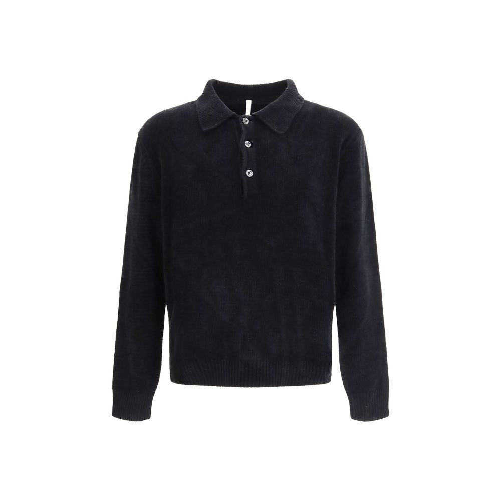 Sunflower Schwarzes Baumwoll-Poloshirt