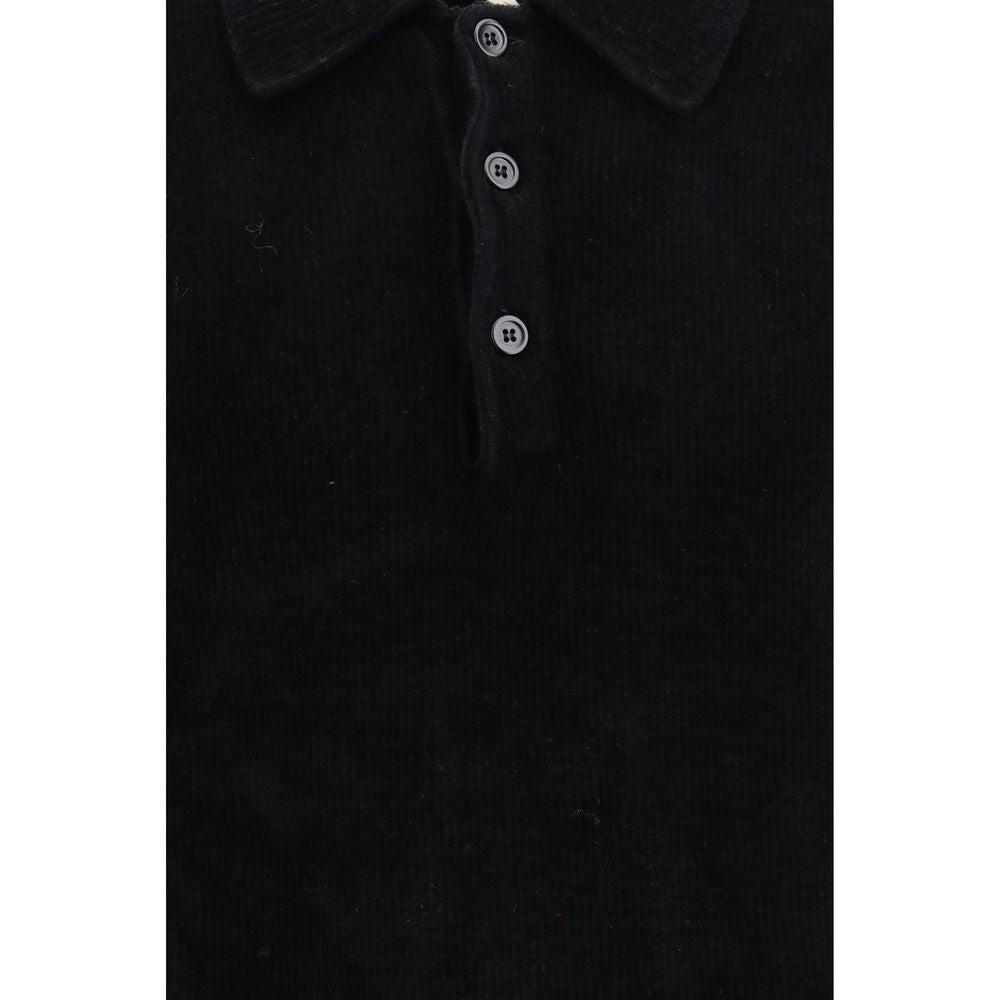 Sunflower Schwarzes Baumwoll-Poloshirt