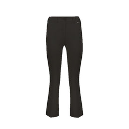 Herno Schwarze ausgestellte Hose aus Elasthan