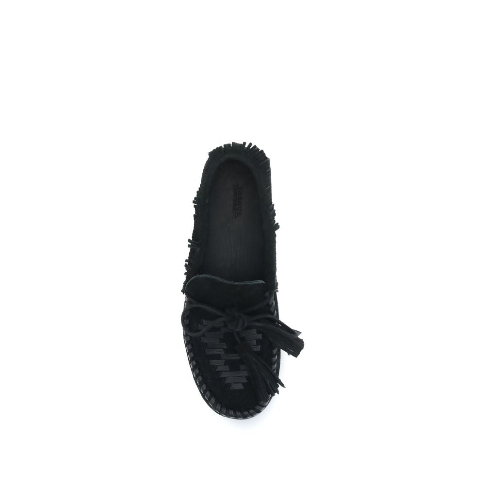 Isabel Marant Schwarze "Bos Taurus" Kalbsleder Loafer zum Hineinschlüpfen