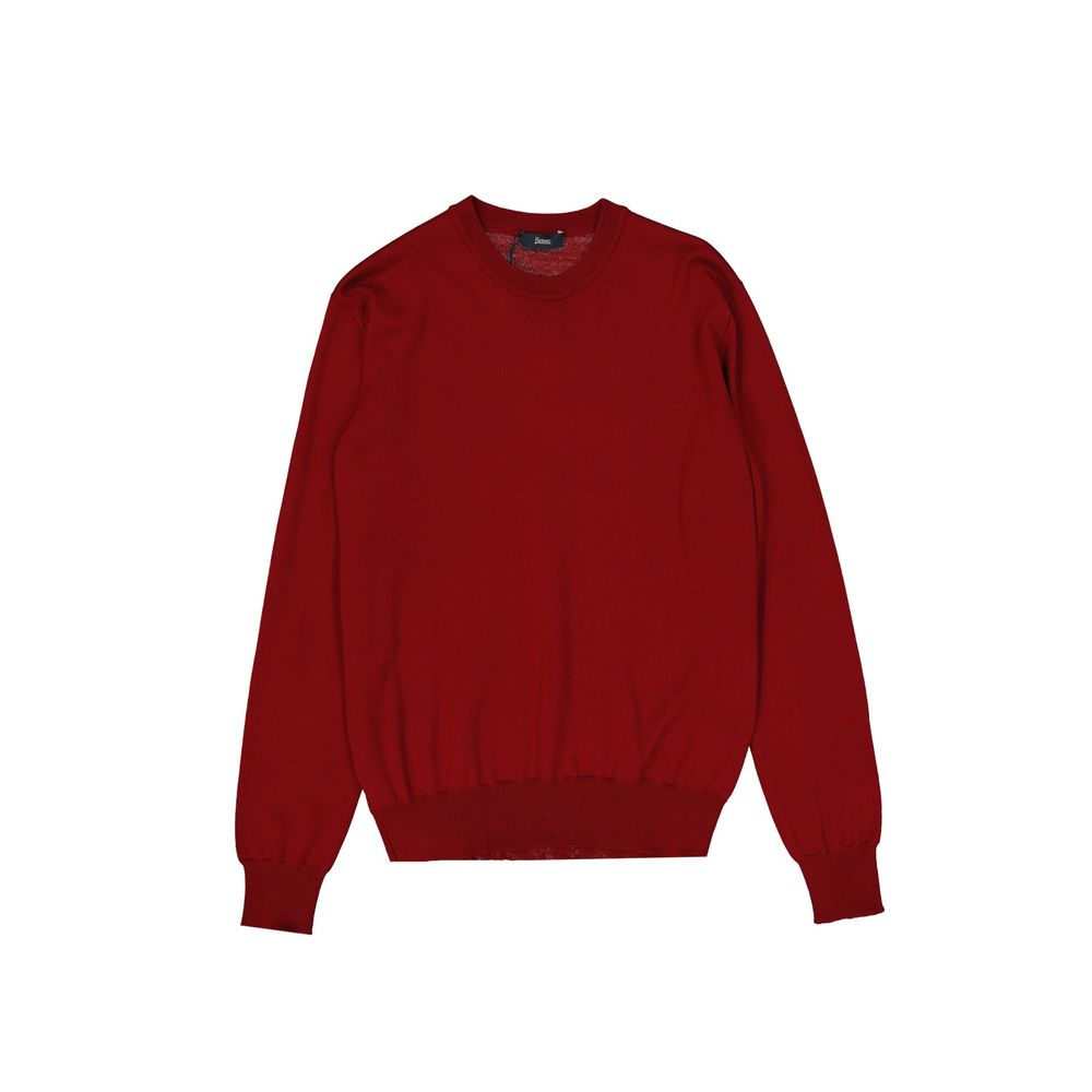 Herno Mehrfarbiger Pullover aus reiner Schurwolle
