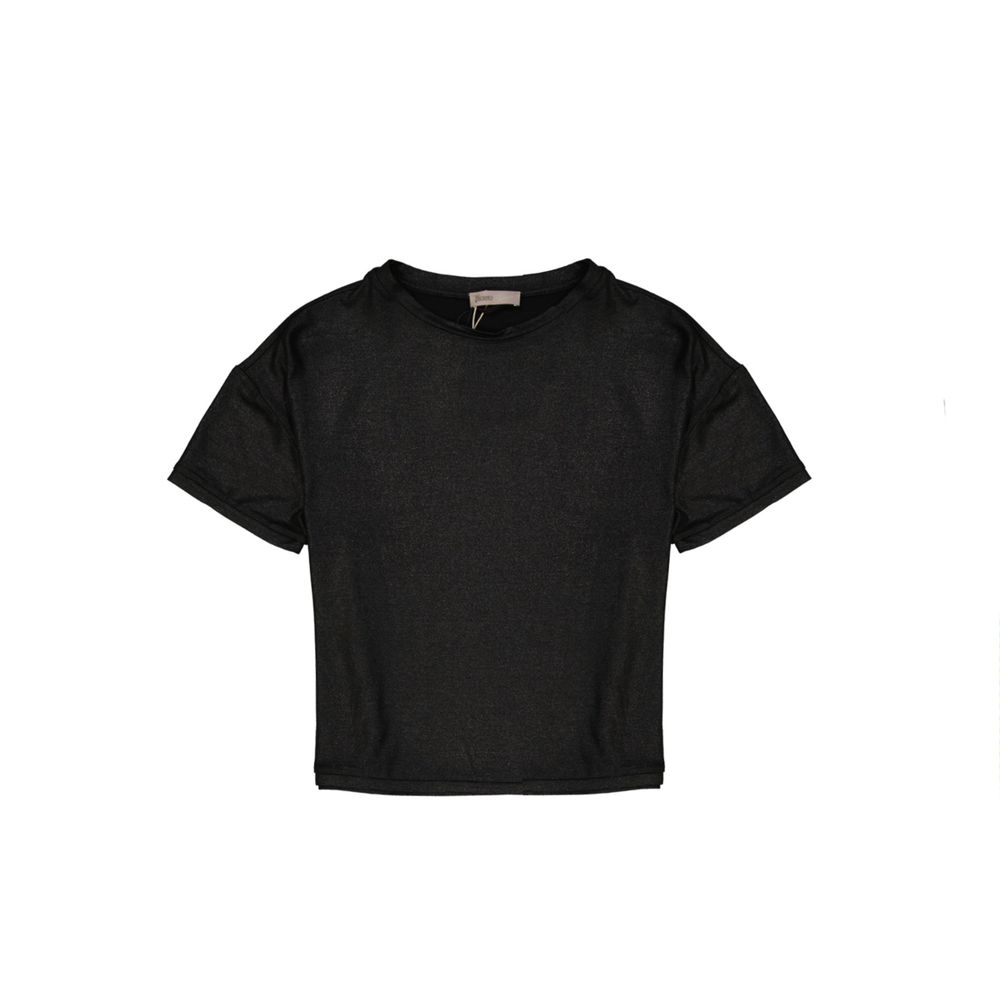 Herno Schwarzes T-Shirt aus Elasthan