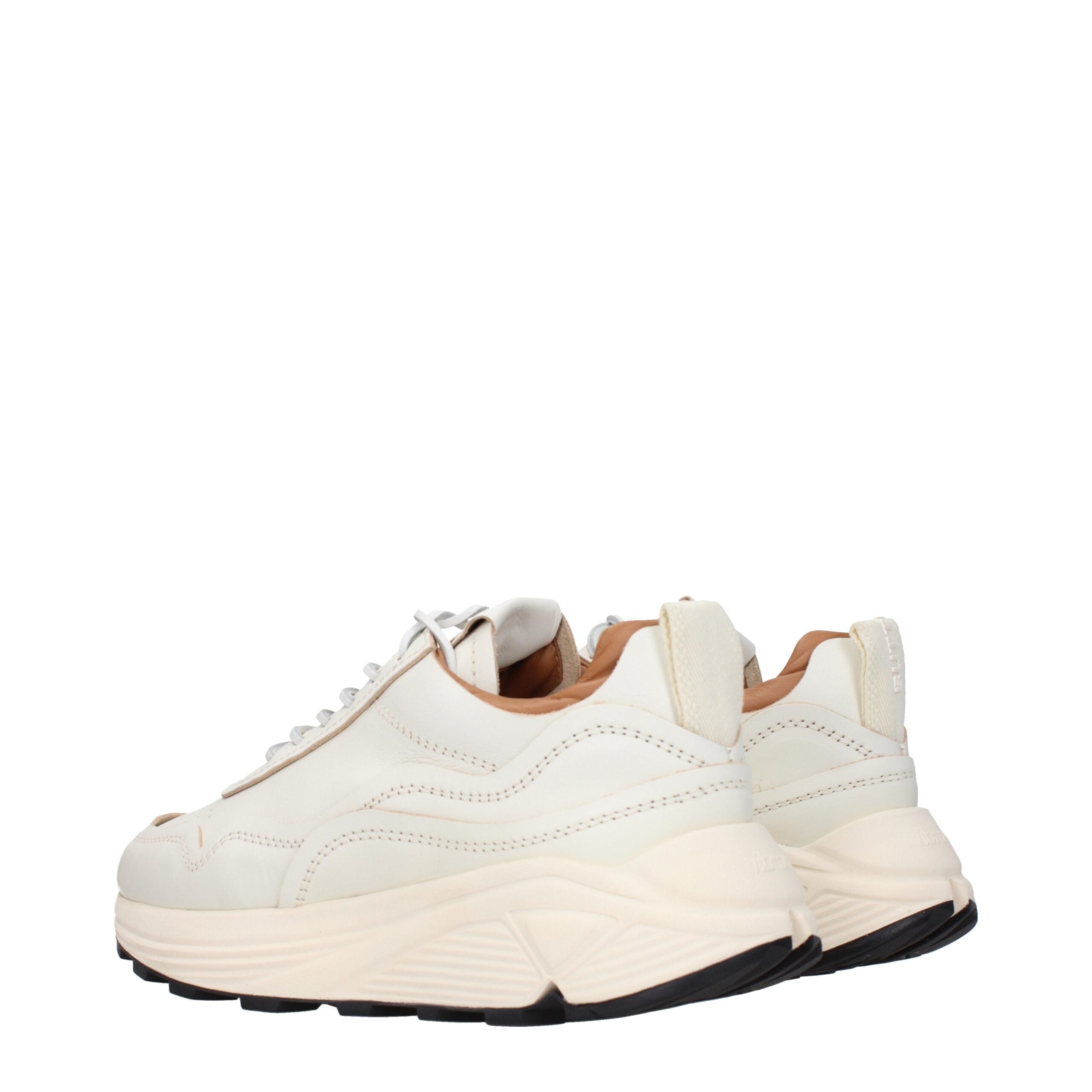 Buttero Weiße Low-Top-Sneaker aus Leder