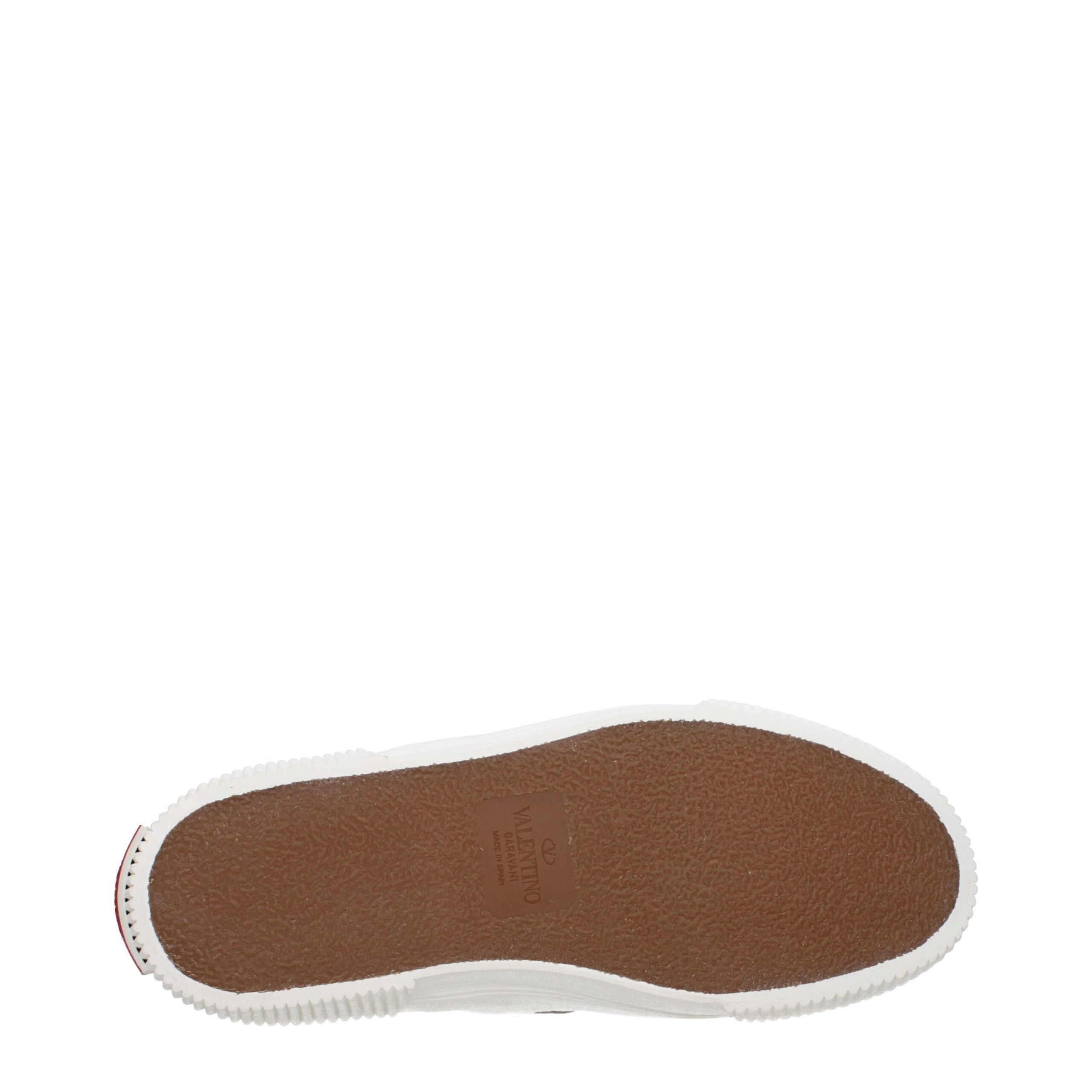 Valentino Garavani Weiße Loafer aus Leder zum Hineinschlüpfen