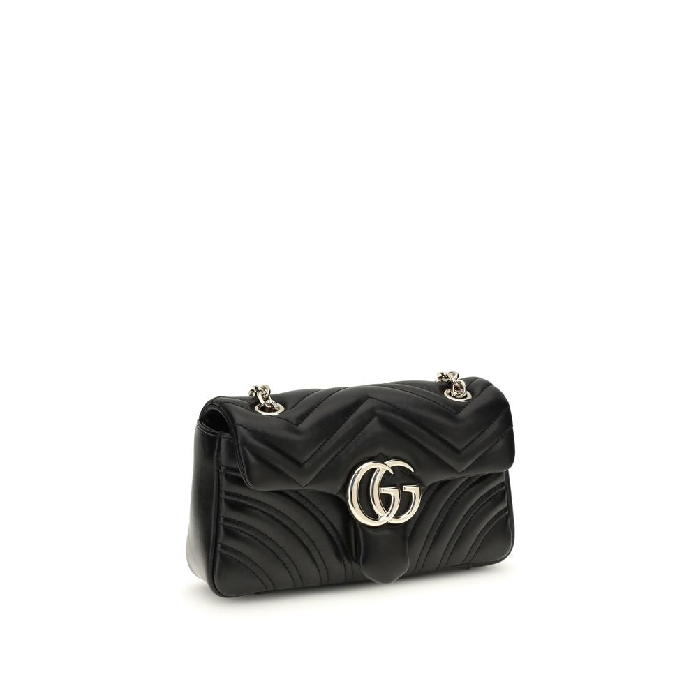 Gucci Schwarze Bos Taurus Kalbsleder Schultertasche