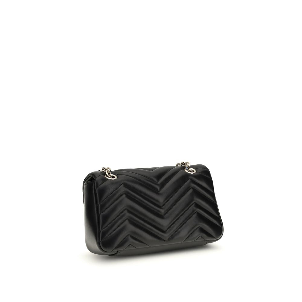 Gucci Schwarze Bos Taurus Kalbsleder Schultertasche