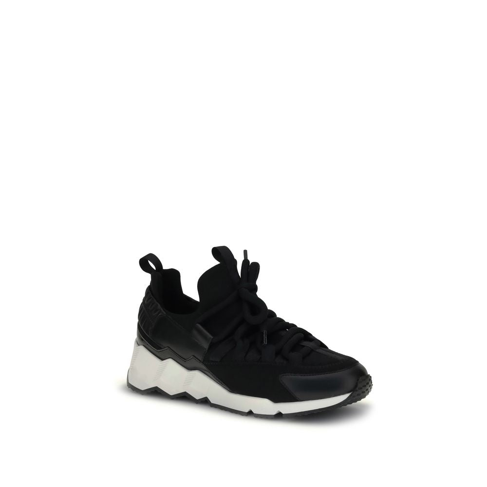 Pierre Hardy Schwarze Neopren-Sneaker