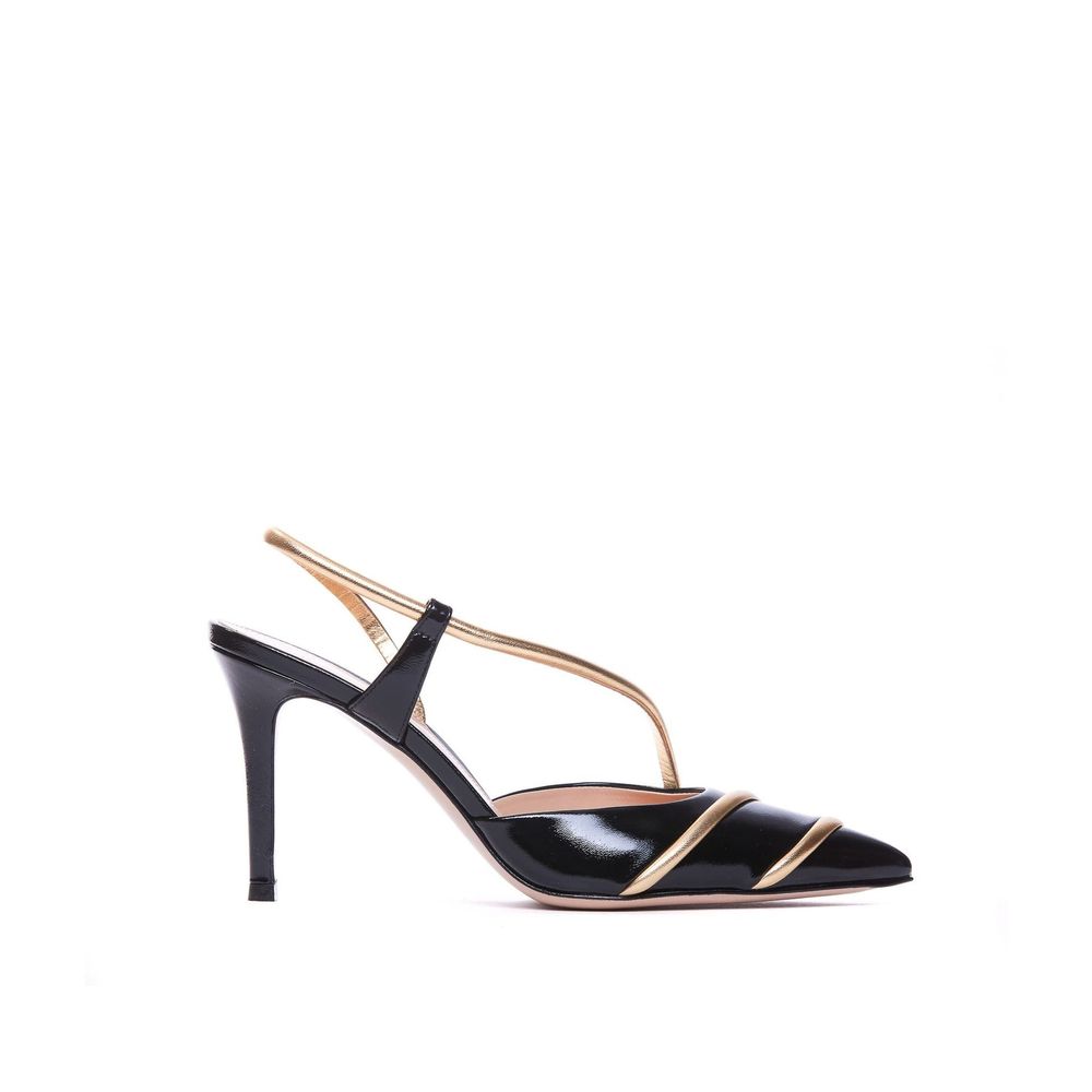 Gianvito Rossi Schwarze Pumps aus Lammleder mit hohem Absatz