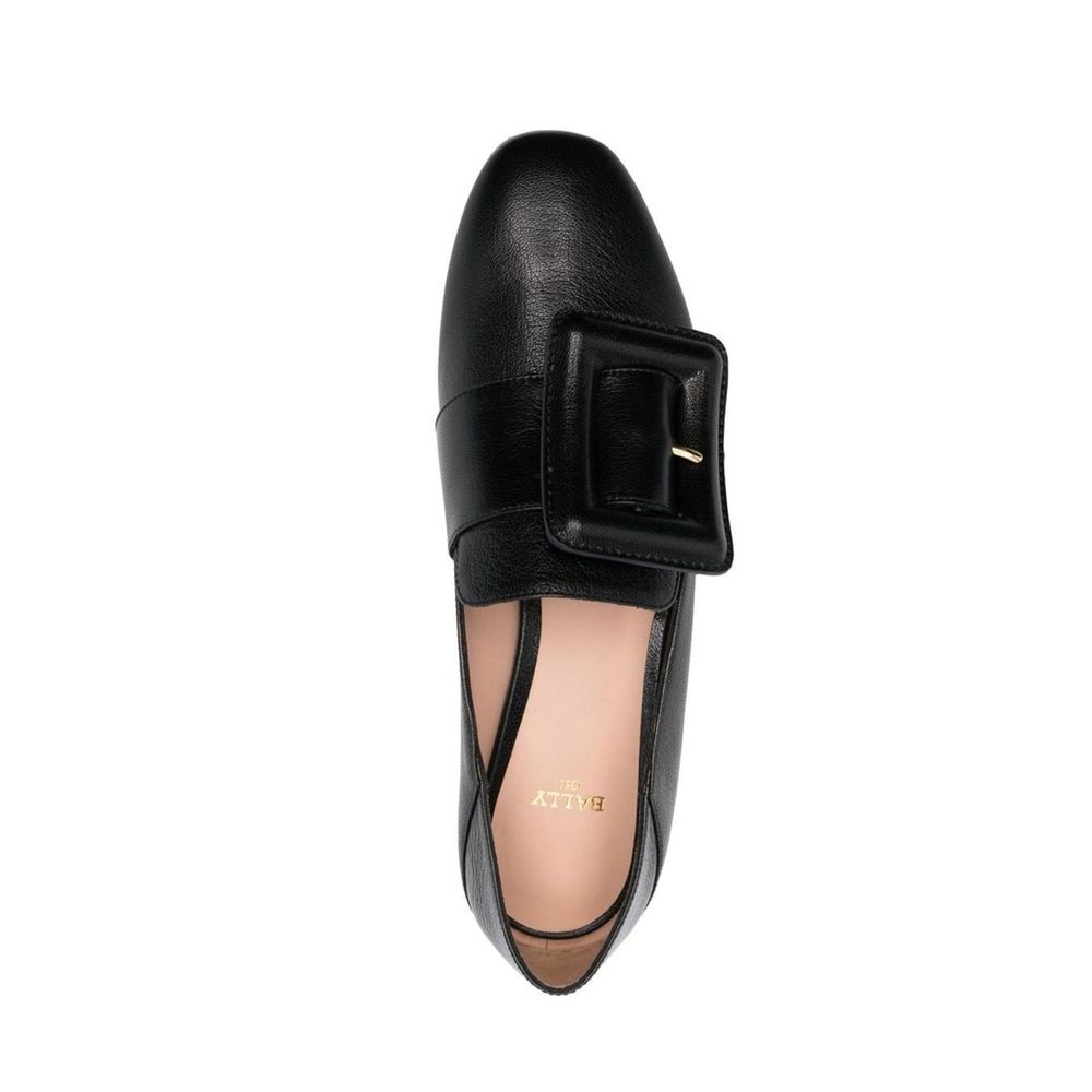 Bally Schwarze Loafer aus Kalbsleder zum Hineinschlüpfen