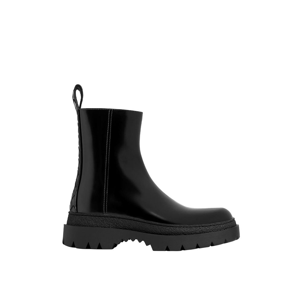Bottega Veneta Schwarze Chelsea Boots aus Kalbsleder
