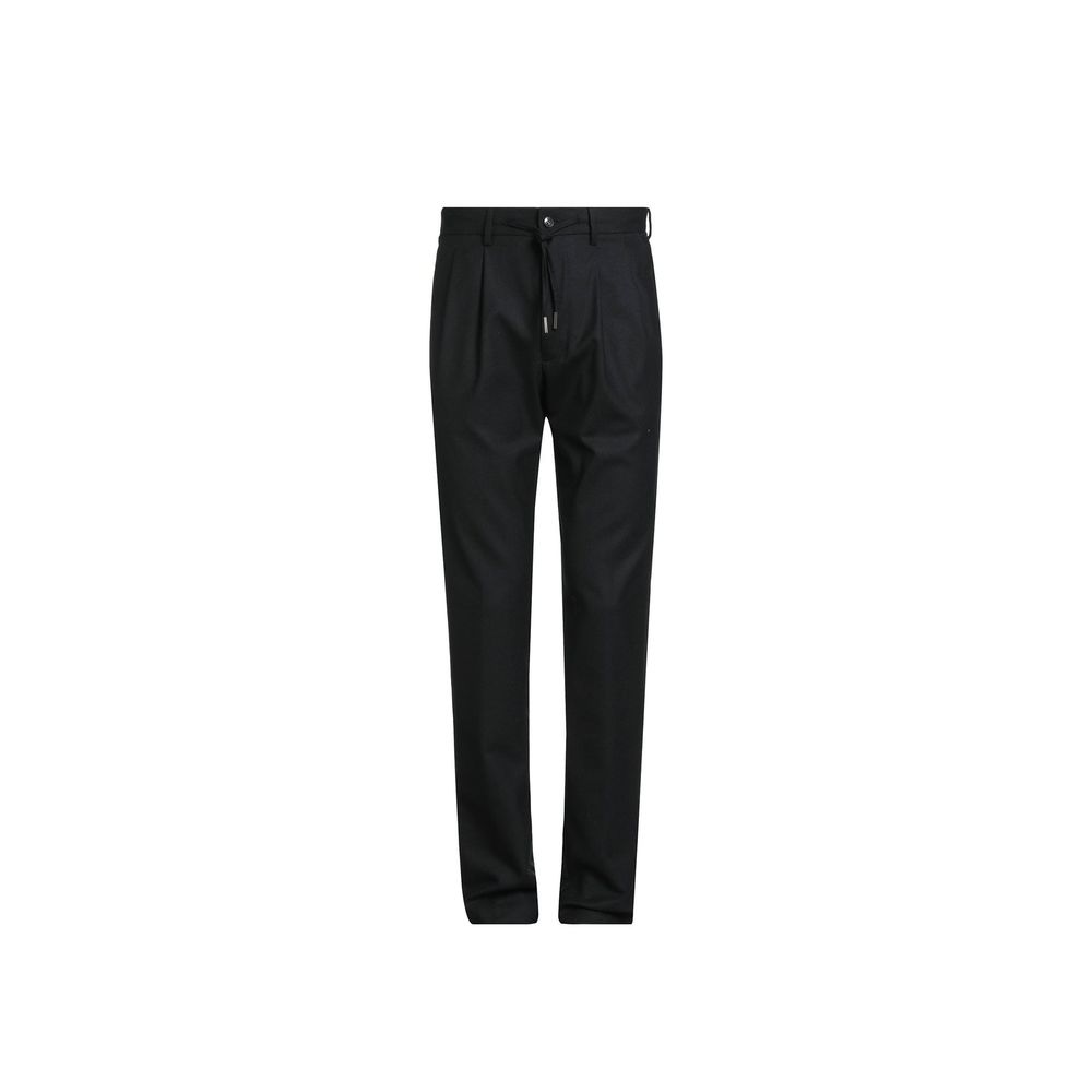 Herno Schwarze Freizeithose aus Elasthan