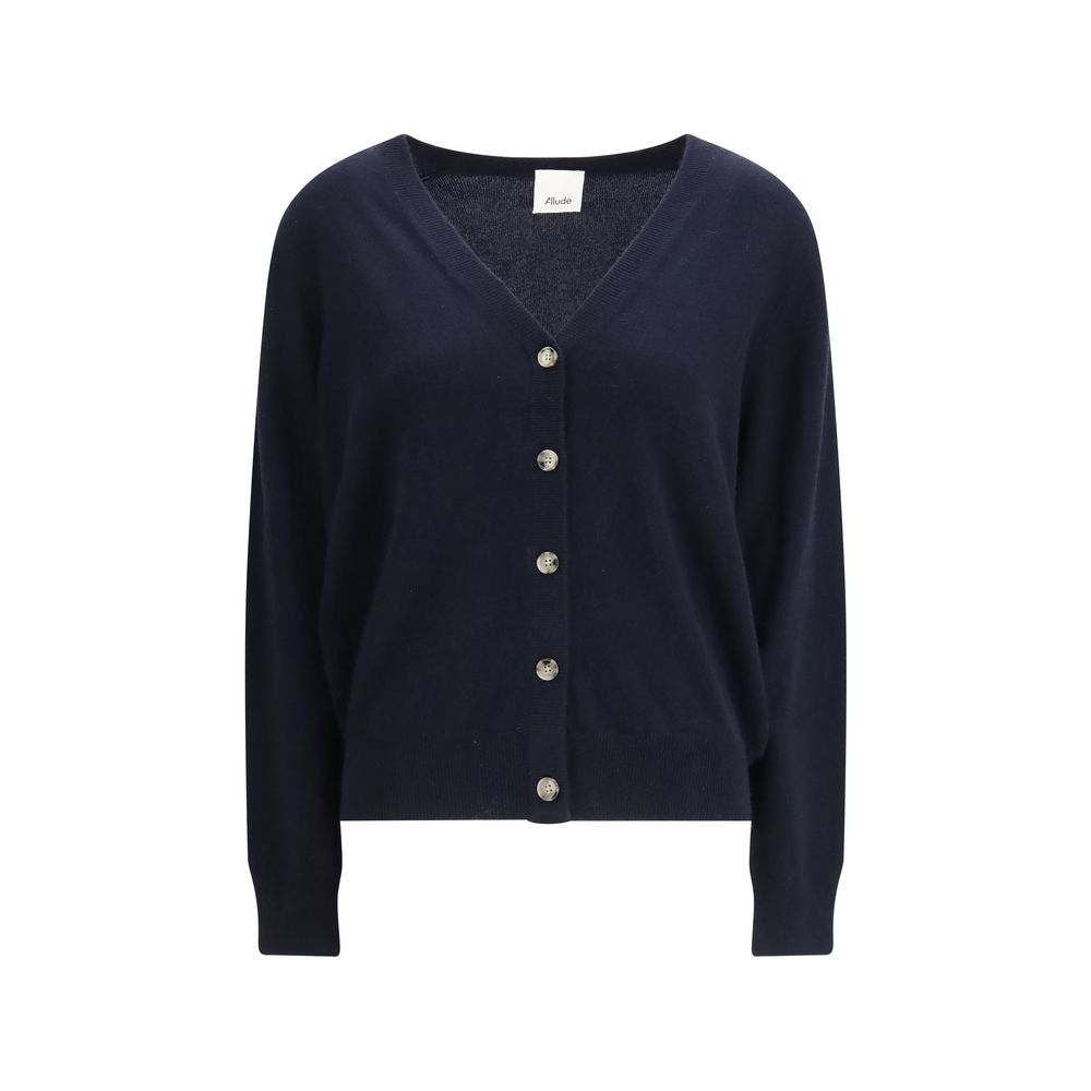 Allude Blauer Kaschmir-Cardigan