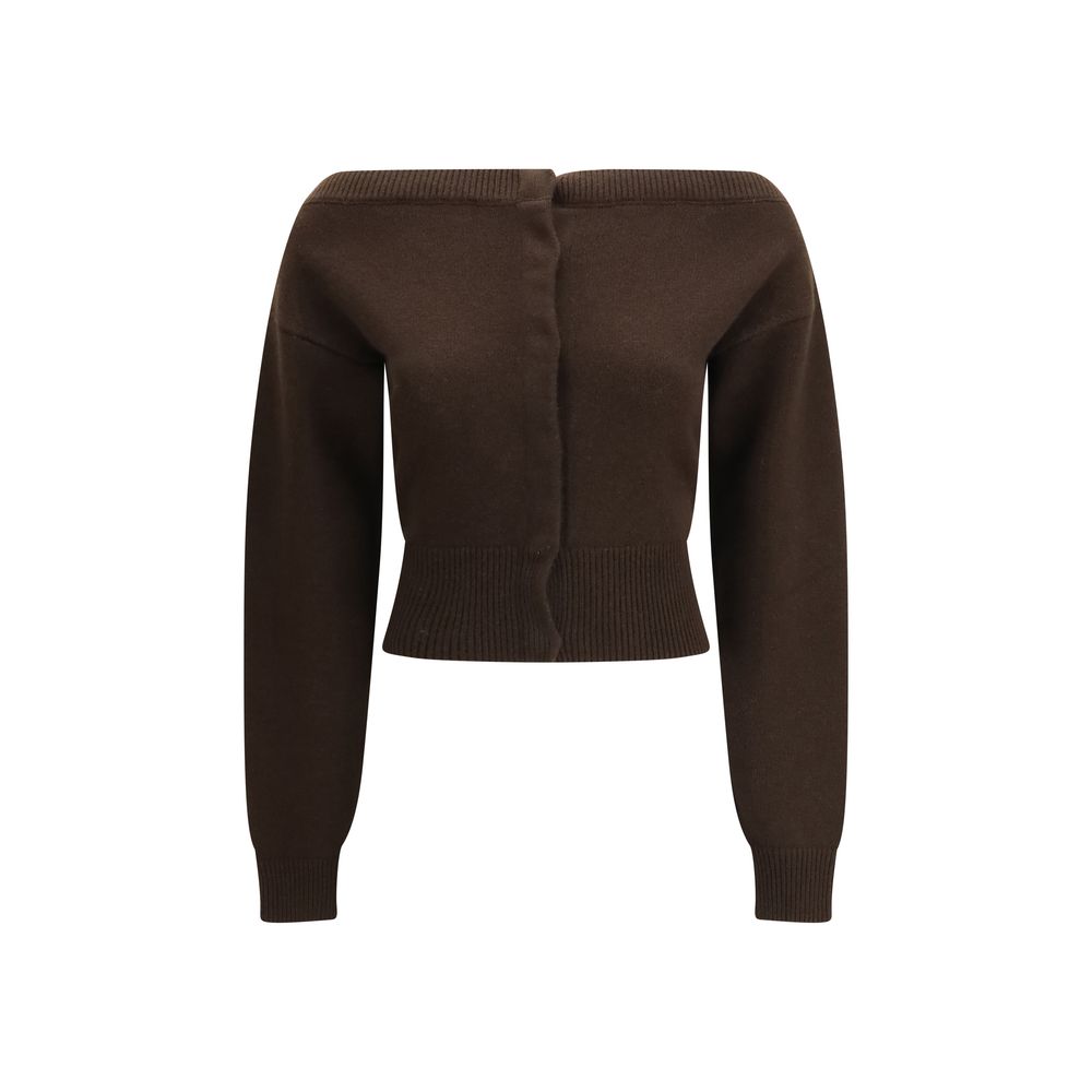 Tom Ford Brauner Kaschmir-Strickjacke