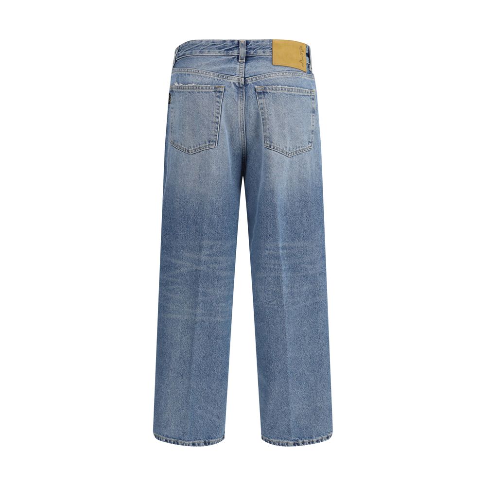Haikure Blaue Baumwoll-Boyfriend-Jeans
