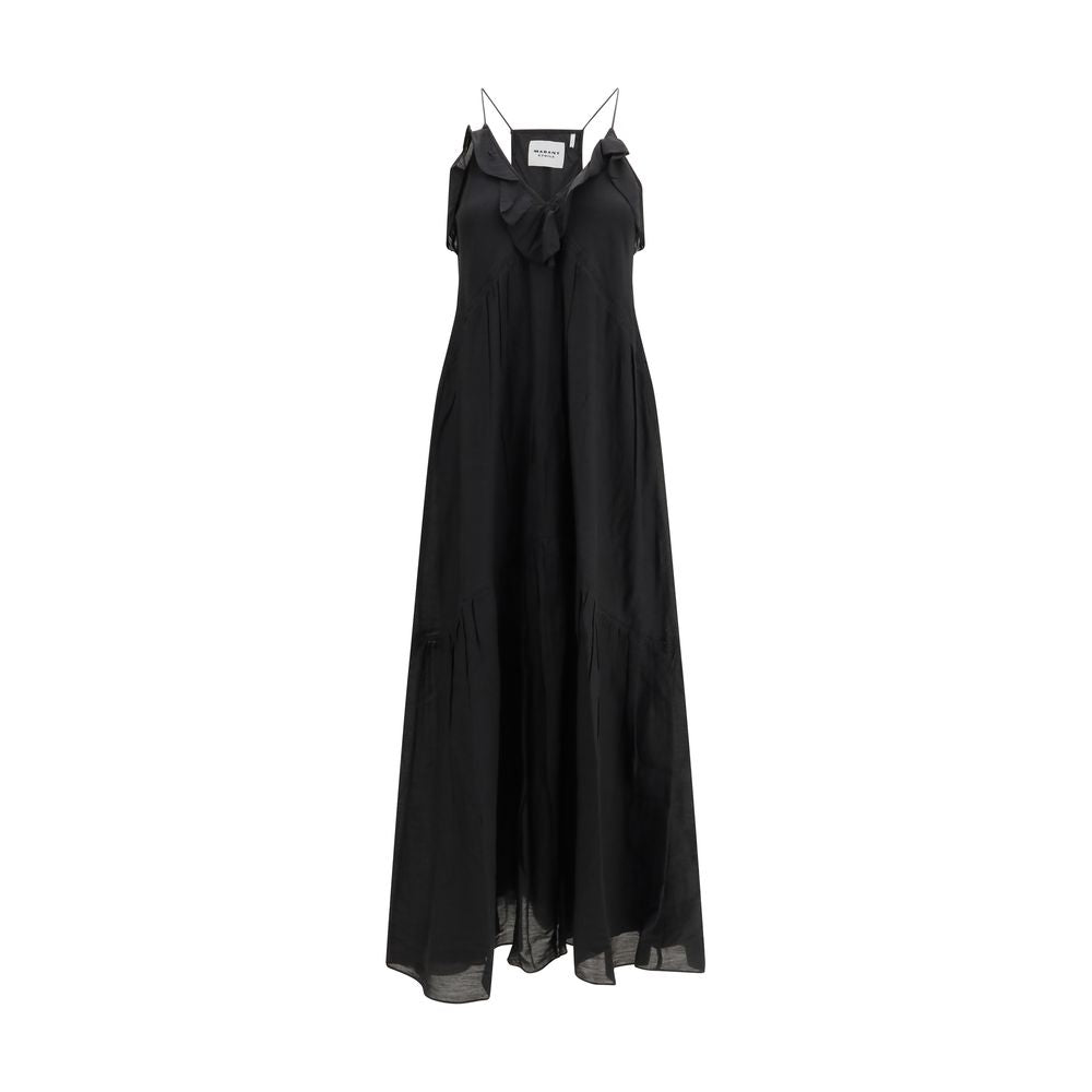 Isabel Marant Étoile Schwarzes Baumwoll-Freizeitkleid