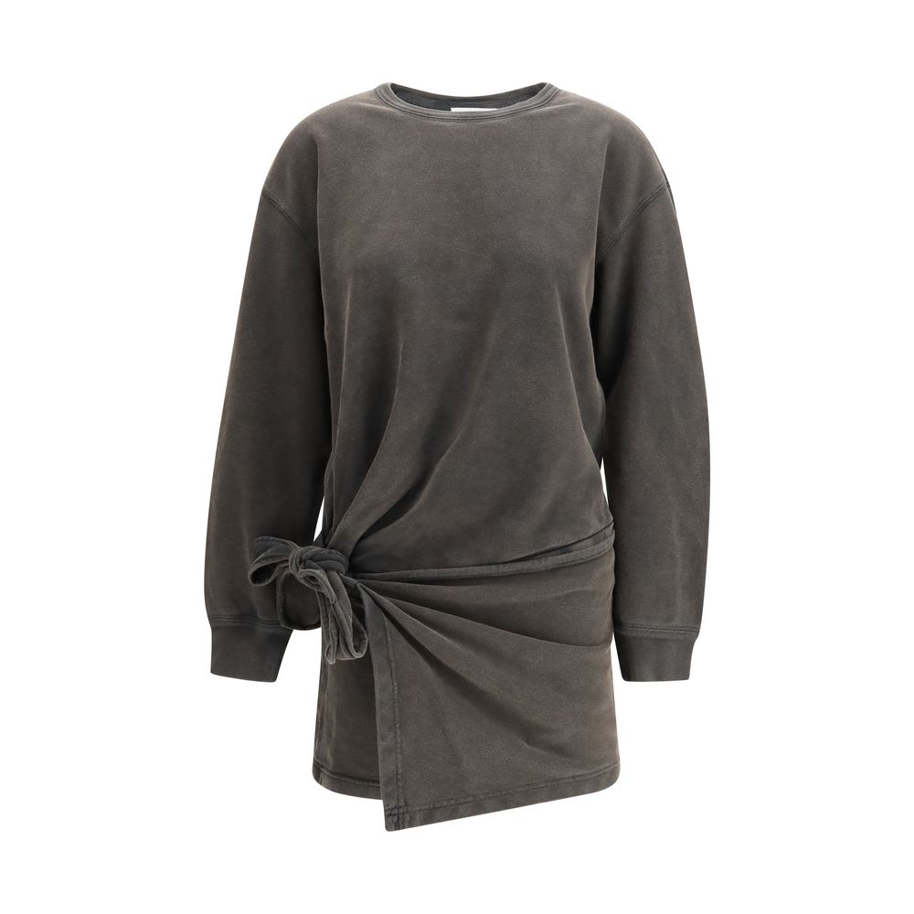 Isabel Marant Étoile Graues Baumwoll-Freizeitkleid