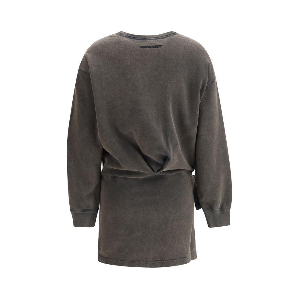 Isabel Marant Étoile Graues Baumwoll-Freizeitkleid