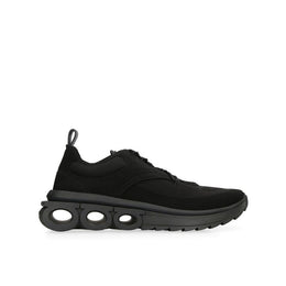 Salvatore Ferragamo Schwarze Stoff-Sneaker