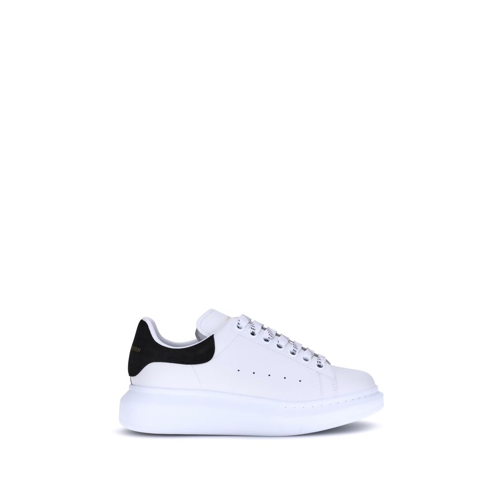 Alexander McQueen Weiße Bos Taurus Kalbsleder Plateau-Sneaker