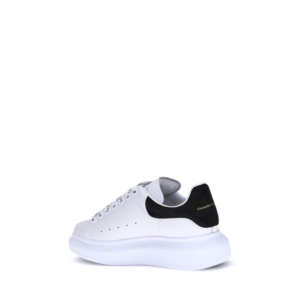 Alexander McQueen Weiße Bos Taurus Kalbsleder Plateau-Sneaker