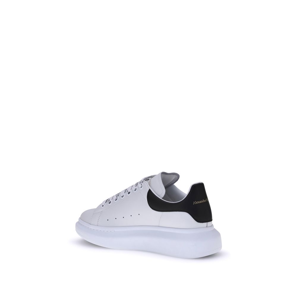 Alexander McQueen Weiße Bos Taurus Kalbsleder Plateau-Sneaker