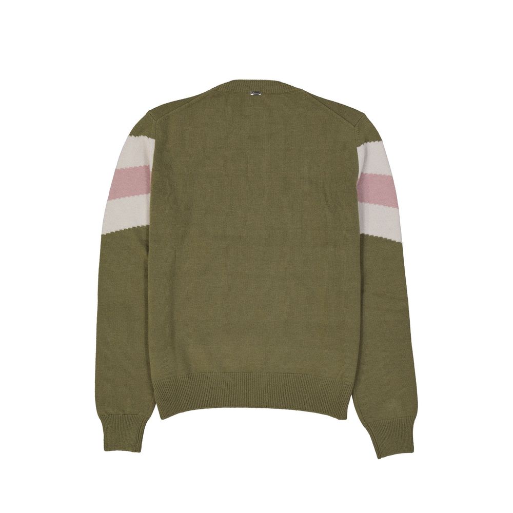 Herno Zweifarbiger Wollpullover