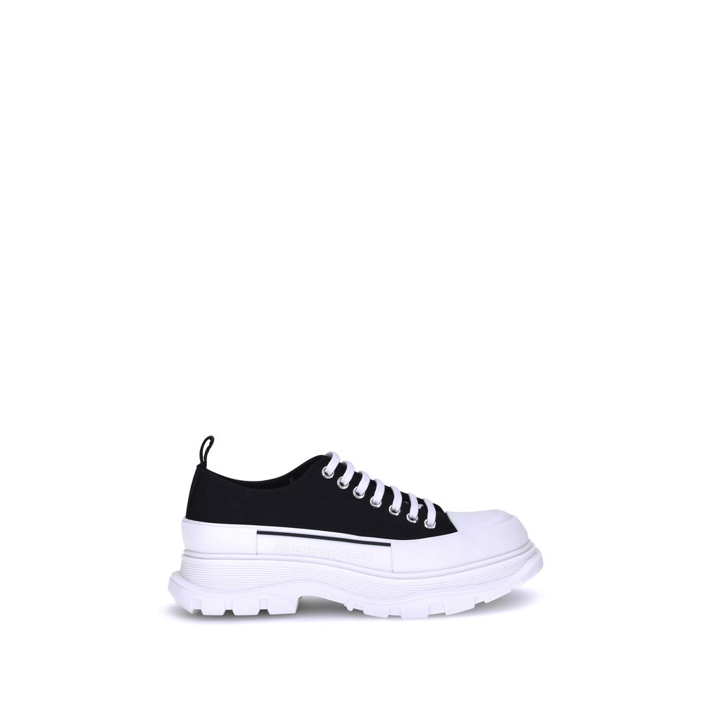 Alexander McQueen Schwarze Canvas Chunky Sneaker