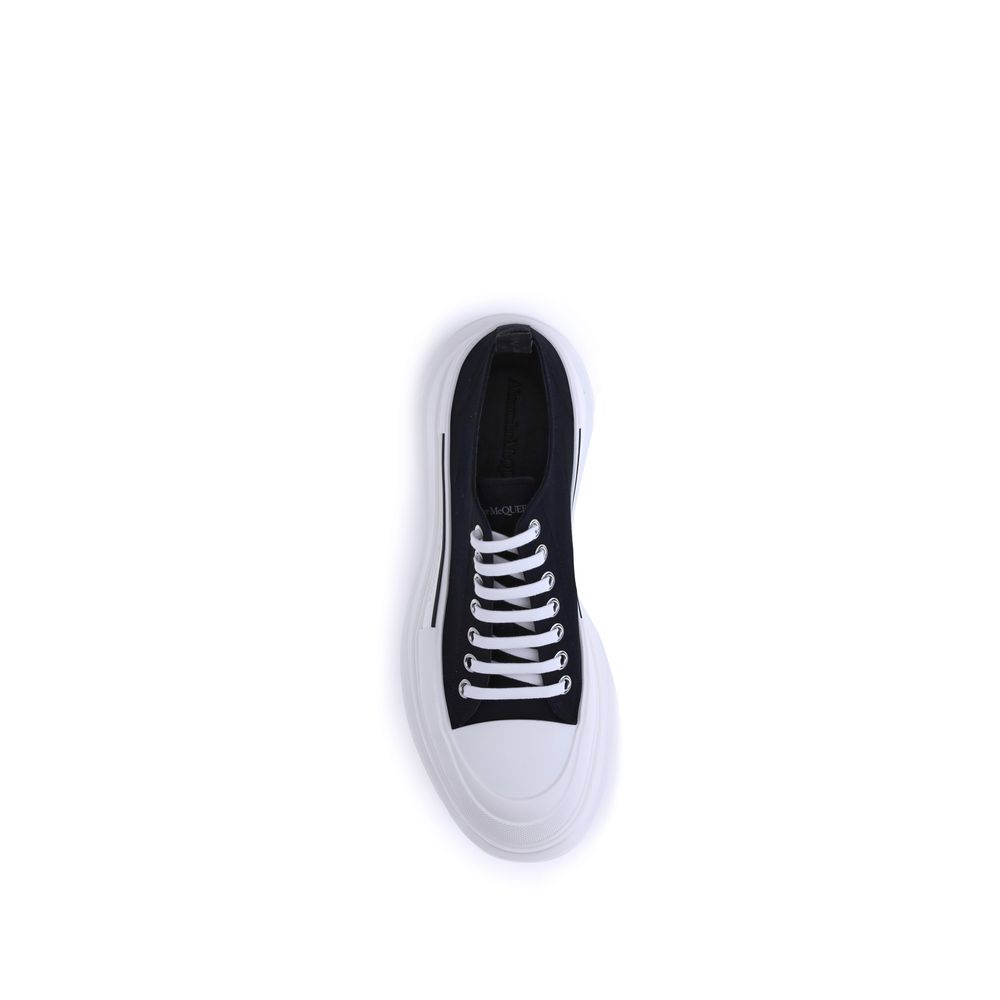 Alexander McQueen Schwarze Canvas Chunky Sneaker