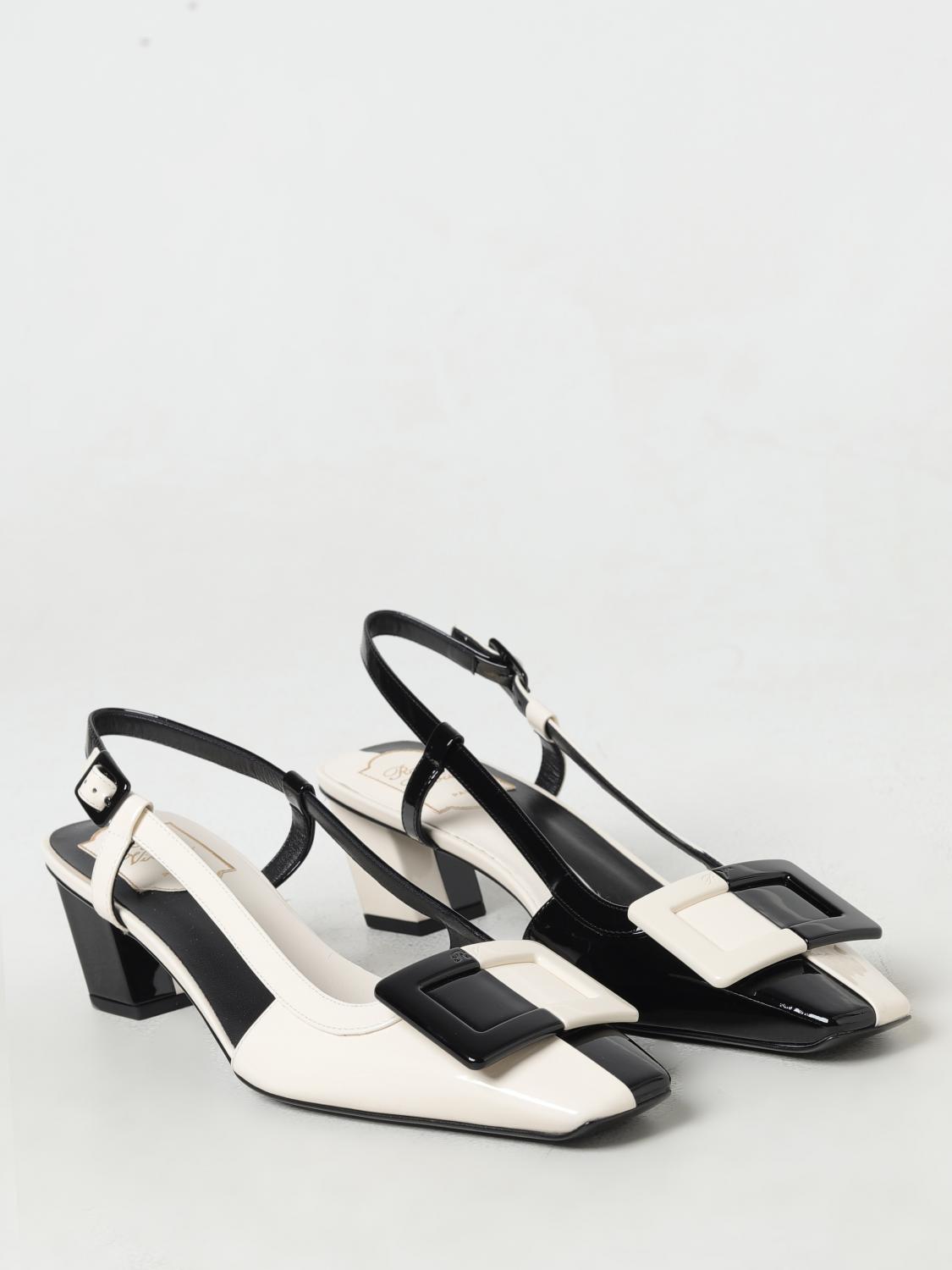 Roger Vivier Schwarze Leder Pumps mit hohem Absatz