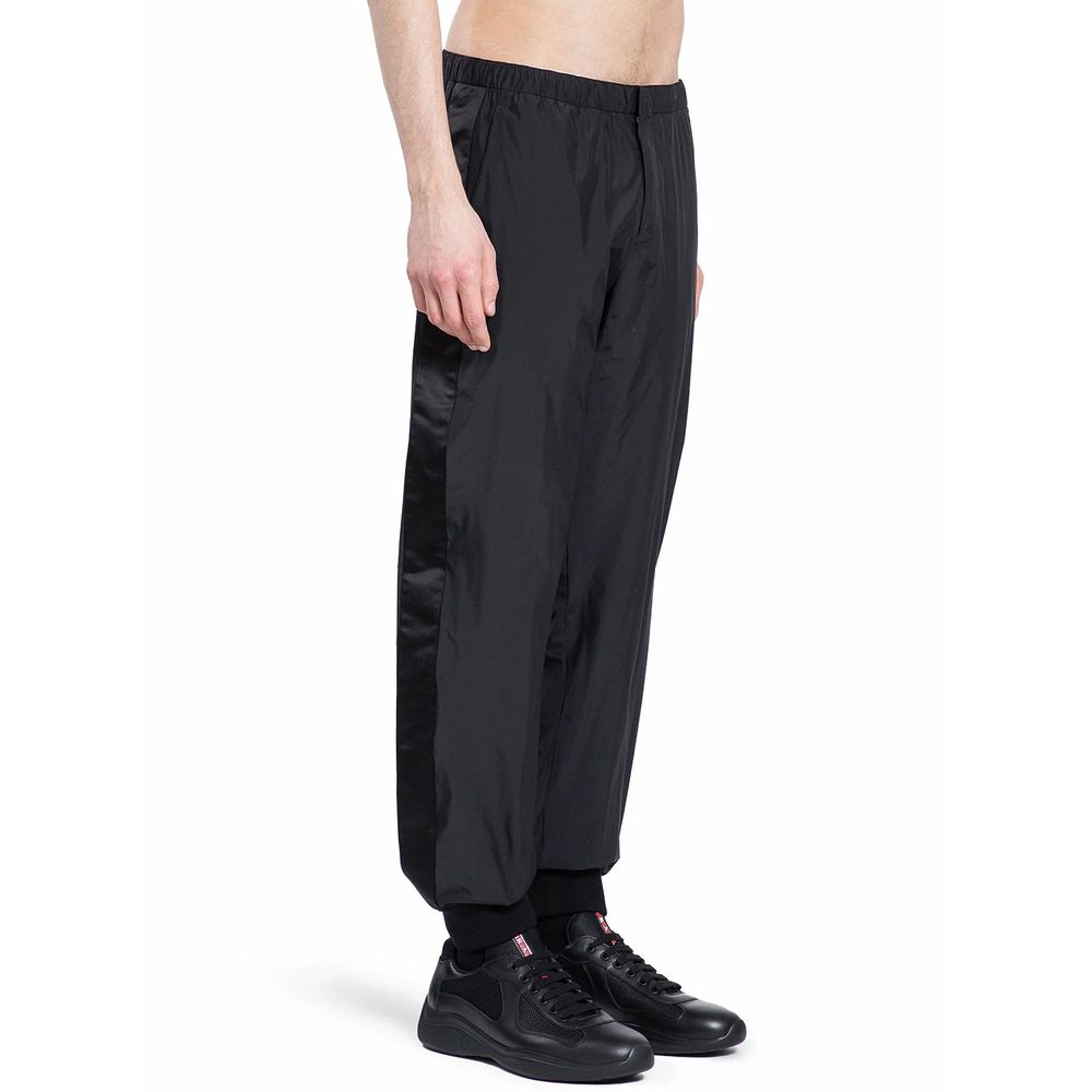 Prada Schwarze Nylon-Jogginghose (Trainingshose)