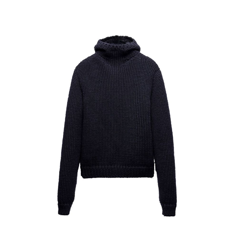 Prada Blauer Wollpullover