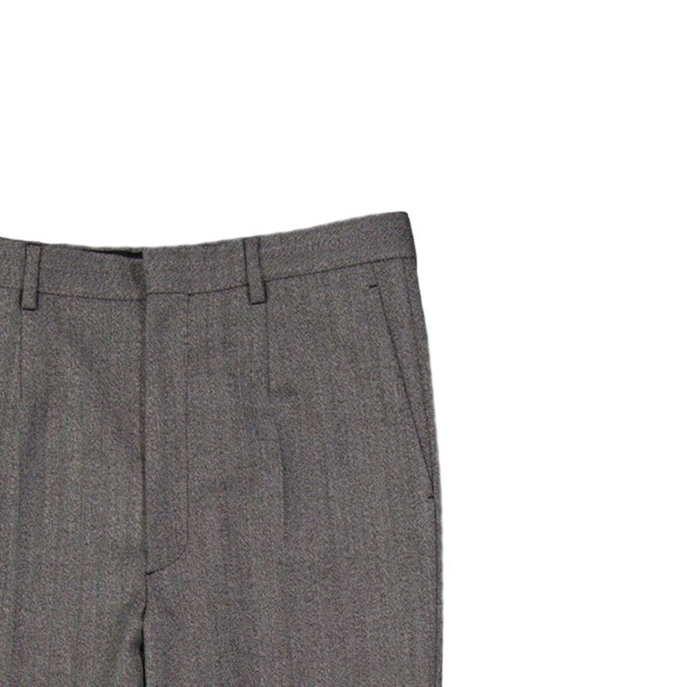 Prada Graue Woll-Freizeithose