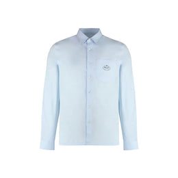 Prada Blaues Baumwollhemd