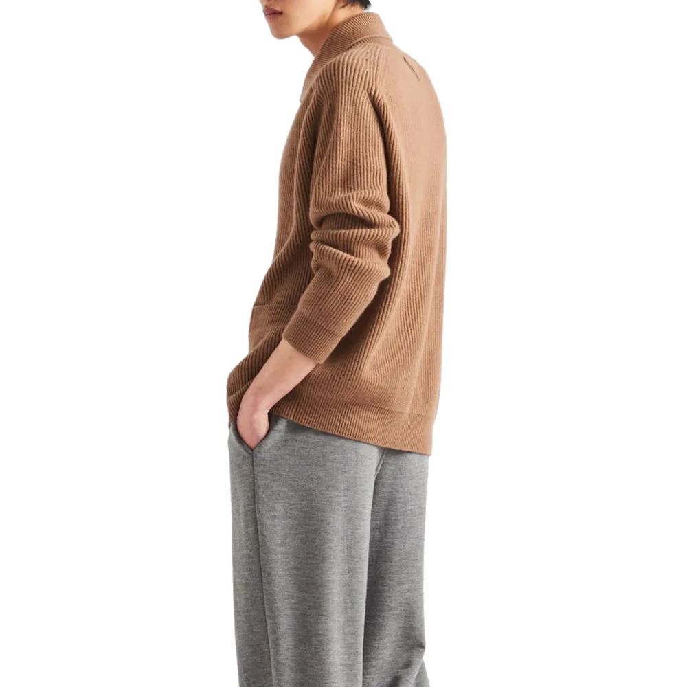 Prada Brauner Kaschmir-Strickjacke