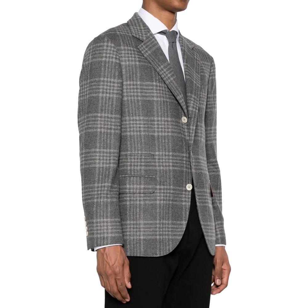 Brunello Cucinelli Grauer Kaschmir-Blazer