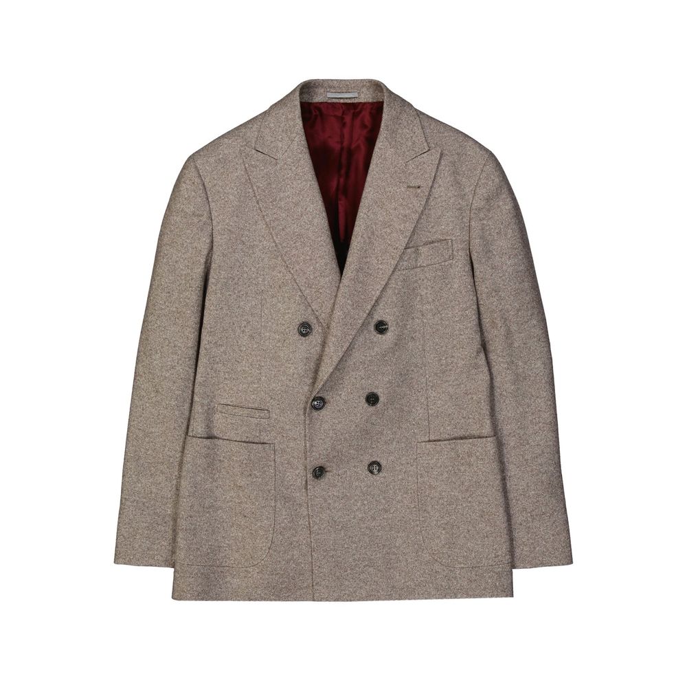 Brunello Cucinelli Beiger Kaschmir-Mantel