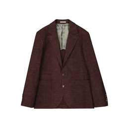 Brunello Cucinelli Mehrfarbiger Wollmantel