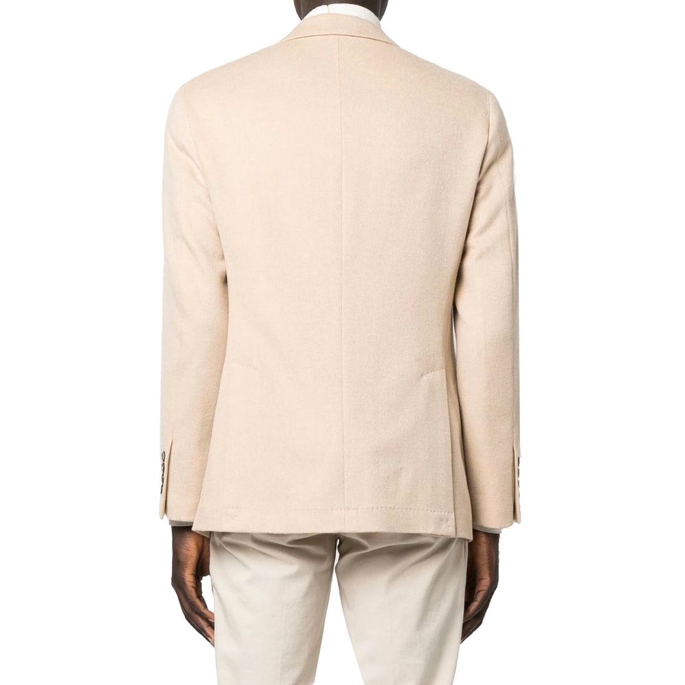 Brunello Cucinelli Beiger Wollmantel
