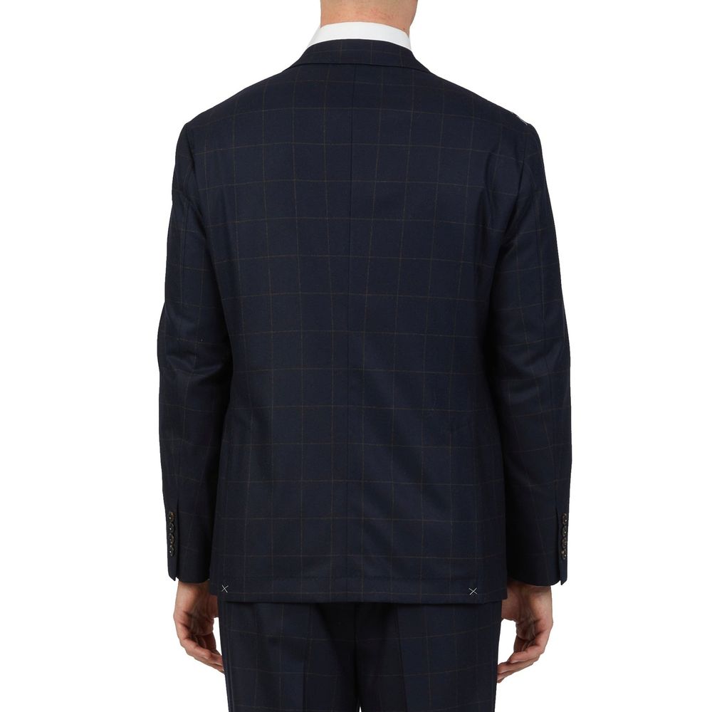 Brunello Cucinelli Blauer Wollanzug Zweiteiler