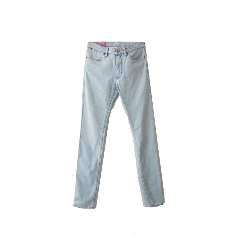 Acne Studios Blaue Baumwoll-Skinny-Jeans