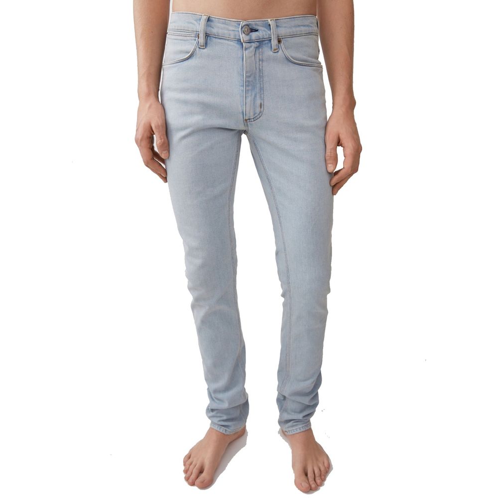 Acne Studios Blaue Baumwoll-Skinny-Jeans