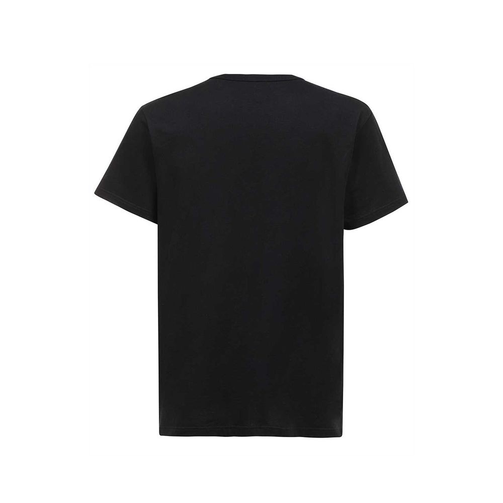 Alexander McQueen Schwarzes Baumwoll-T-Shirt