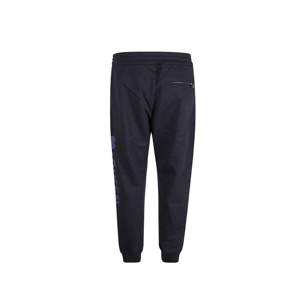 Alexander McQueen Blaue Baumwoll-Jogginghose (Trainingshose)
