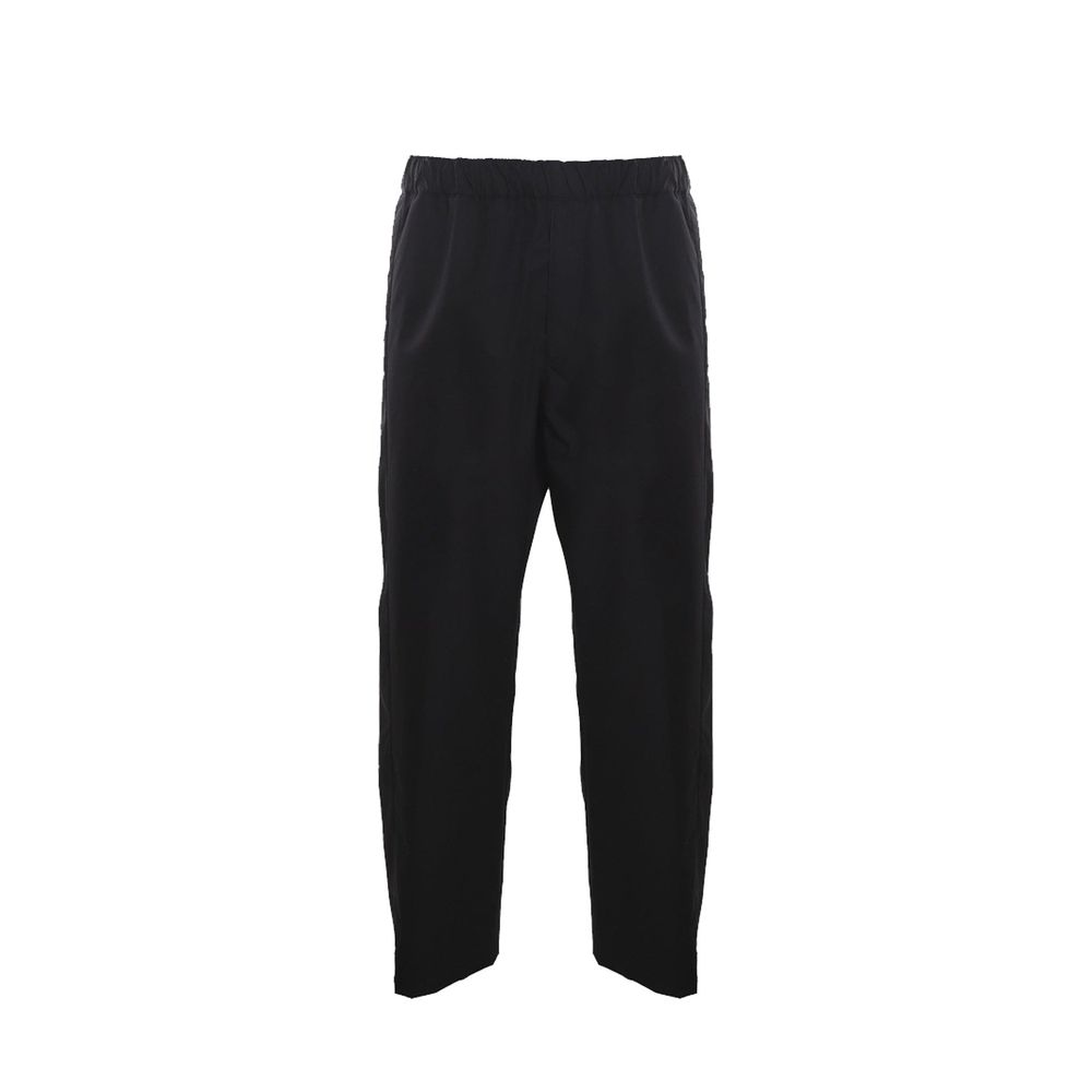 Alexander McQueen Schwarze Baumwoll-Freizeithose