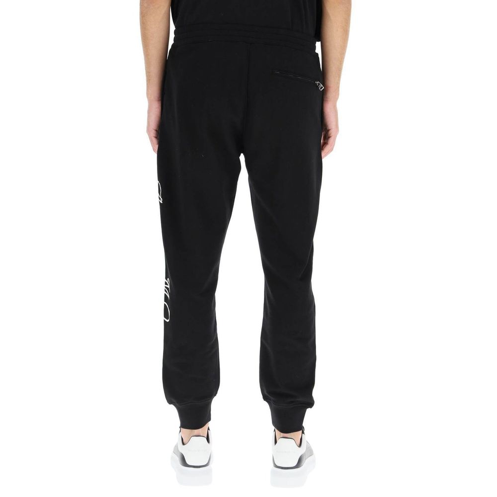 Alexander McQueen Schwarze Baumwoll-Jogginghose (Trainingshose)