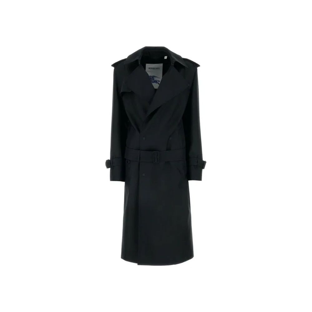 Burberry Schwarzer Polyester-Mantel