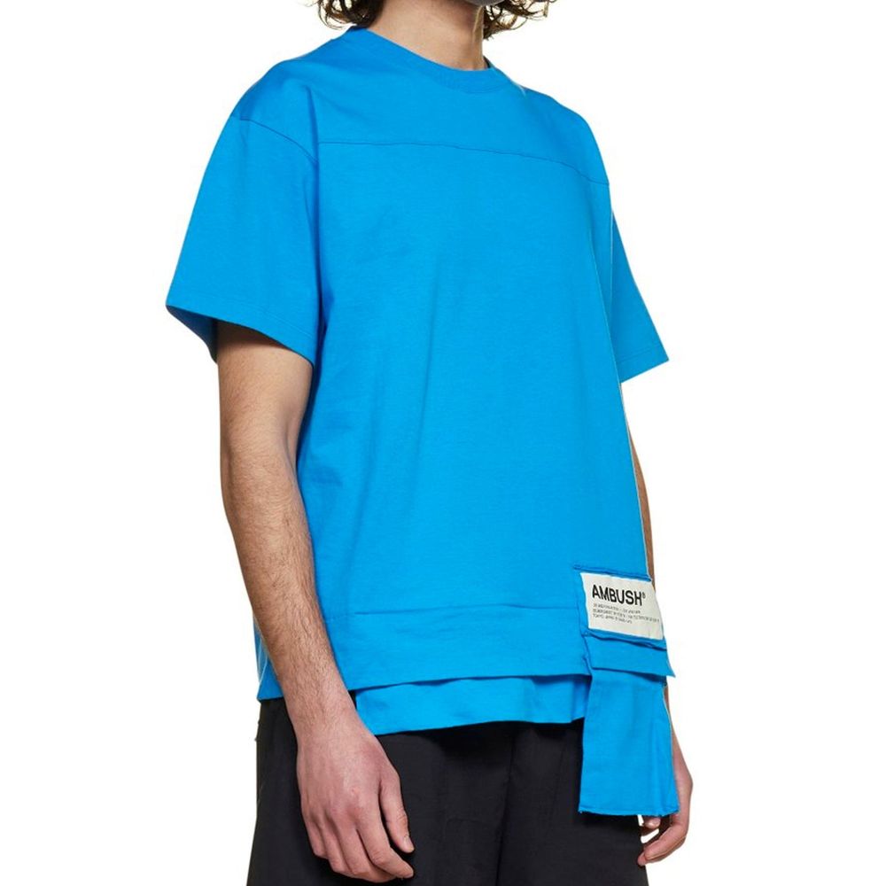 Ambush Blaues Baumwoll-T-Shirt